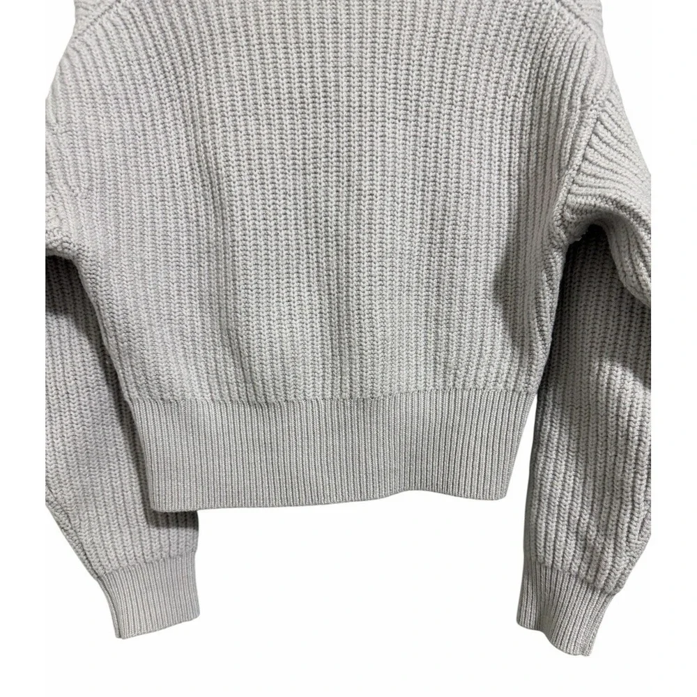 Babaton Aritzia Canberra Merino Wool Cardigan Light Purple/Gray  Women's Size XS